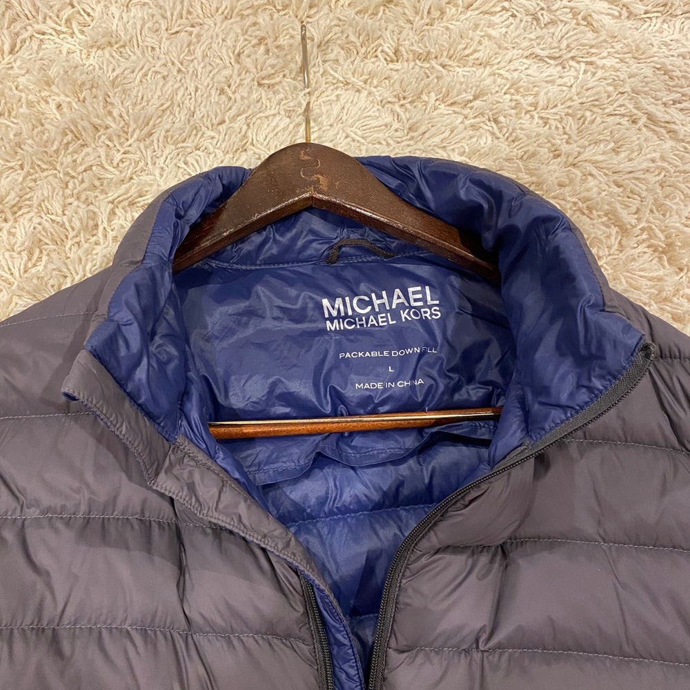 Michael Kors Packable Down Fill Quilted Coat